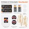 58 Pack Acrylic Paint Set, Painting Kit with 2 Pack of 15 Colors Acrylic Paint, 2 Sets of Wooden Easels, Canvas, Brushes & Palettes, Art Painting Supplies Kit for Adults Kids Beginner